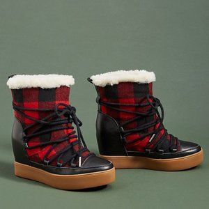 Anthropologie Shoe The Bear Trish Wedge Boots S-9